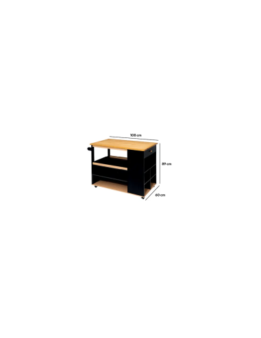 MOBILETTO CUCINA 108X89X60CM su TreG Ingrosso