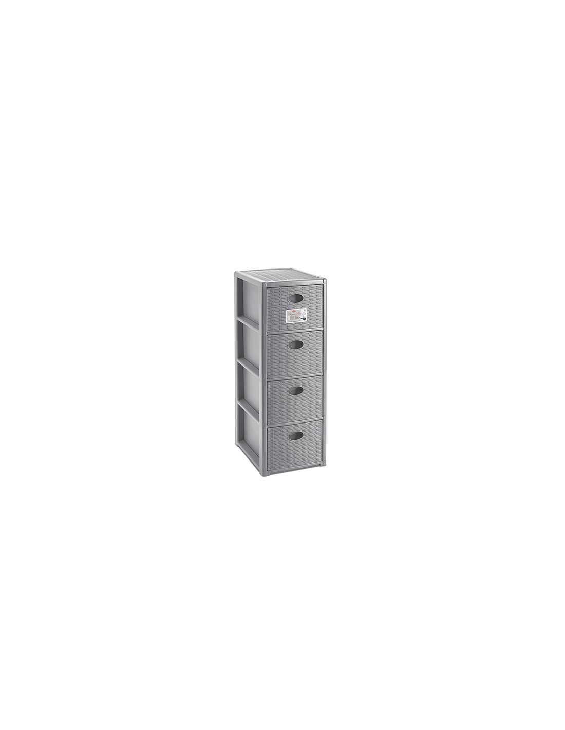CASSETTIERA 30306 ELEGANCE SLIM 4C GRIGIO su TreG Ingrosso