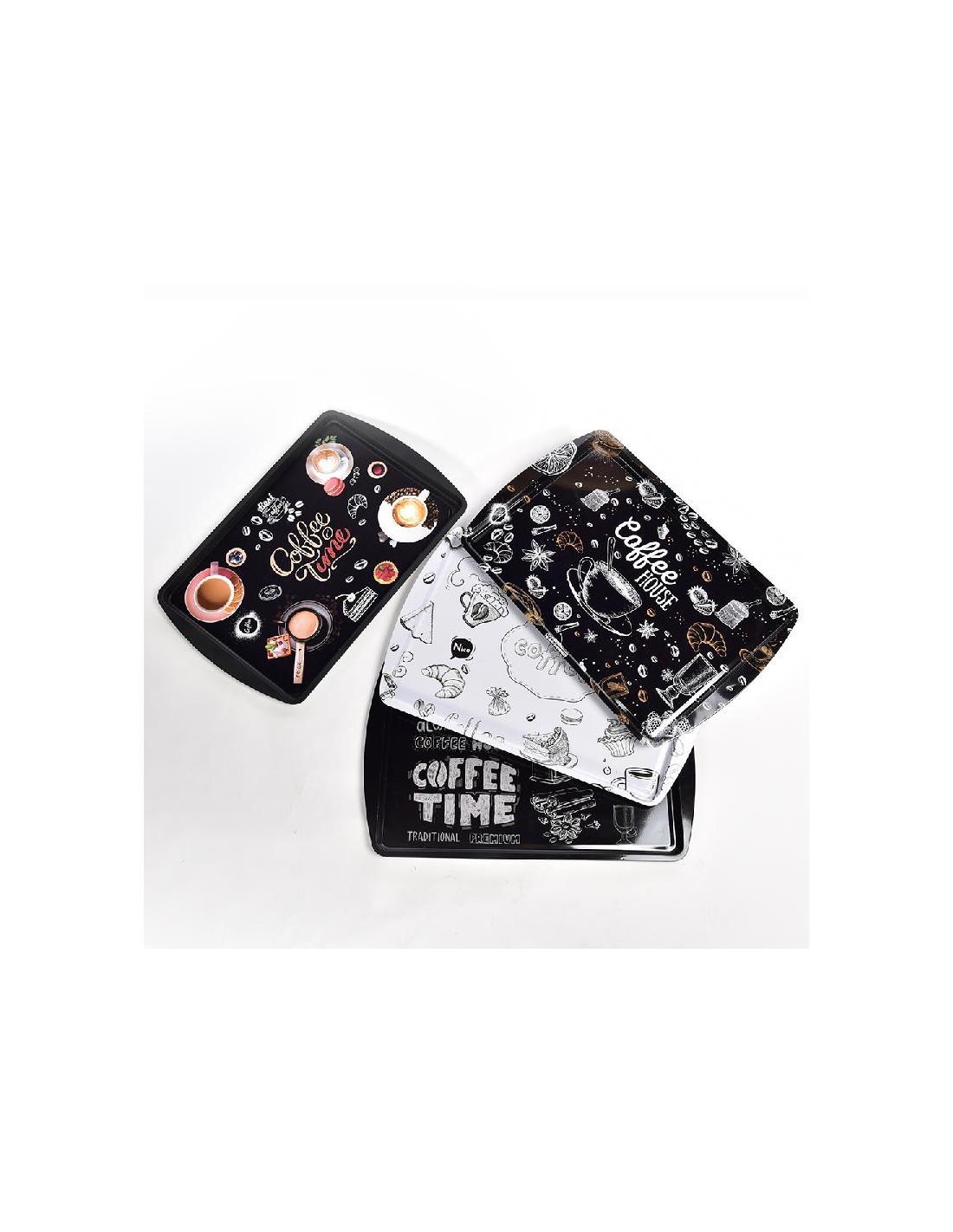 VASSOIO 10008 LATTA 38X25CM DECORI ASSORTITI su TreG Ingrosso