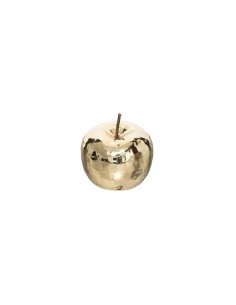 DECORAZIONE MELA 182316 DORATO 12X14CM su TreG Ingrosso