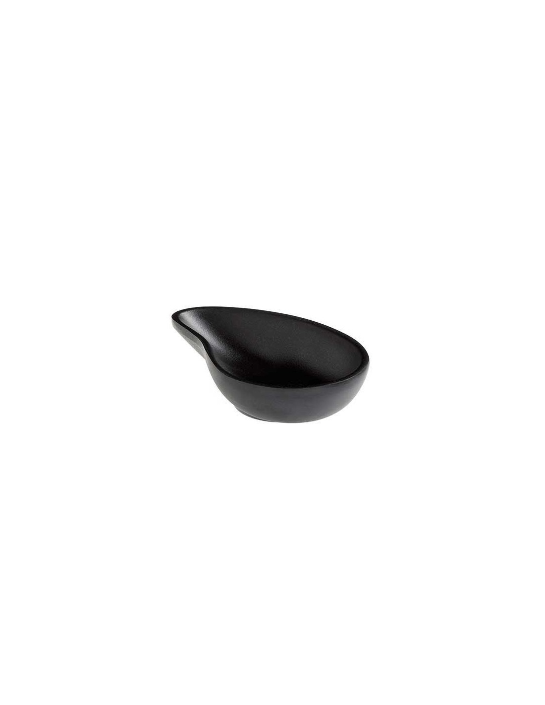 CIOTOLA OVALE 10X6,5CM NERO su TreG Ingrosso
