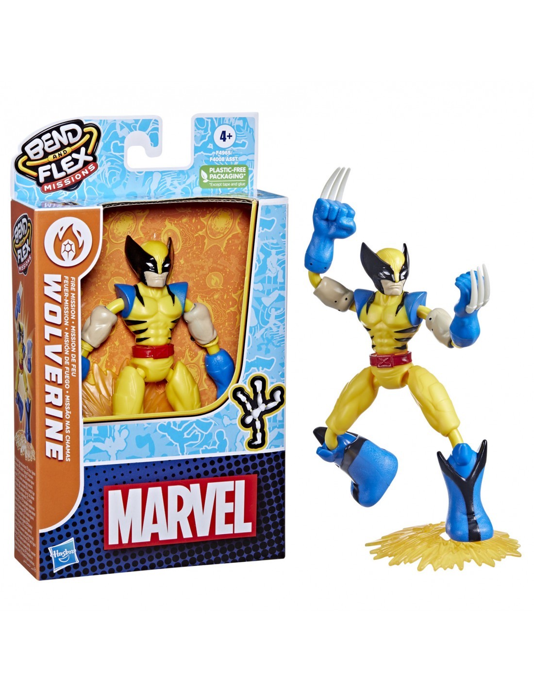 MARVEL F4965 WOLVERINE BEND FLEX su TreG Ingrosso