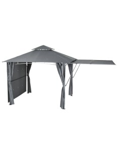 GAZEBO 149709 AMALYA 3X3 ARDESIA su TreG Ingrosso