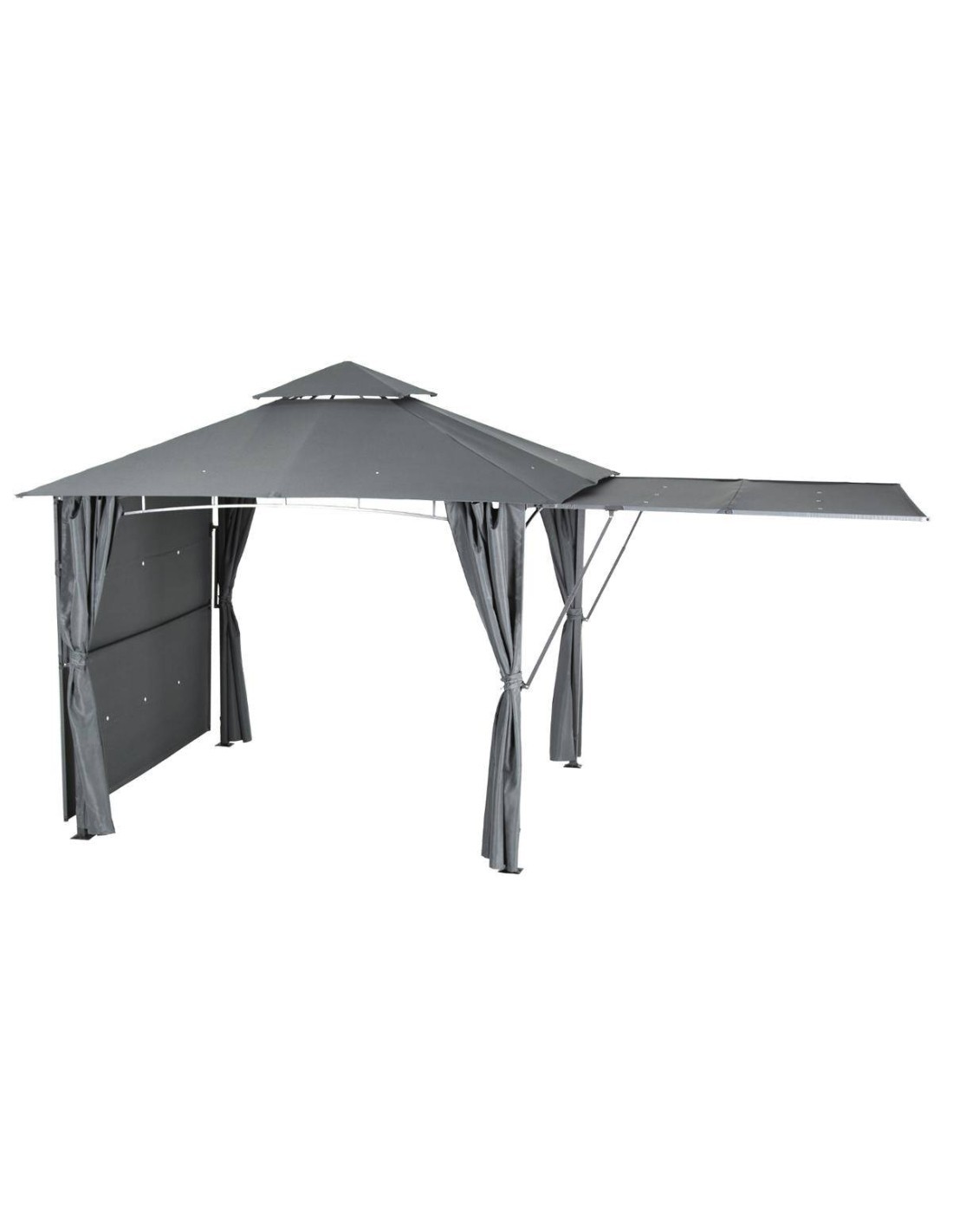 GAZEBO 149709 AMALYA 3X3 ARDESIA su TreG Ingrosso