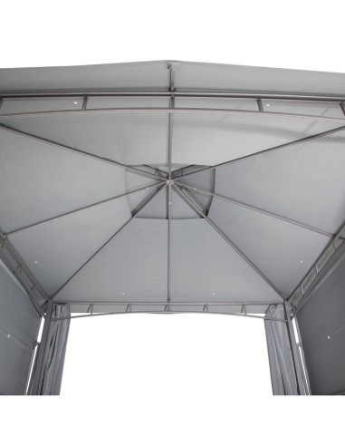 GAZEBO 149709 AMALYA 3X3 ARDESIA su TreG Ingrosso