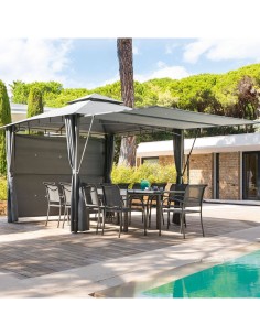 GAZEBO 149709 AMALYA 3X3 ARDESIA su TreG Ingrosso