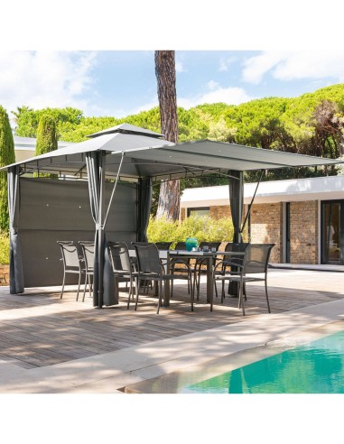 GAZEBO 149709 AMALYA 3X3 ARDESIA su TreG Ingrosso