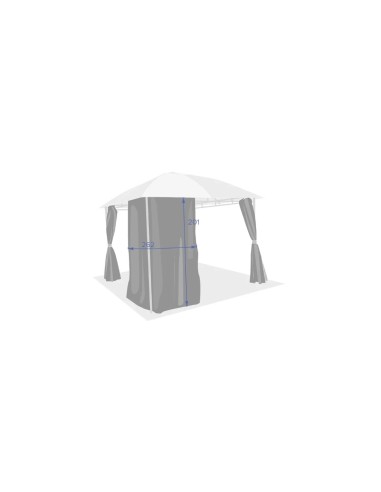 TELO GAZEBO 171409 SAWARA ECRU'300X300CM su TreG Ingrosso