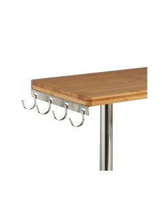 MENSOLA CUCINA 111123 BAMBOO CON 4 GANCI su TreG Ingrosso 2