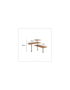 MENSOLA CUCINA 111123 BAMBOO CON 4 GANCI su TreG Ingrosso