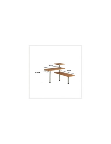 MENSOLA CUCINA 111123 BAMBOO CON 4 GANCI su TreG Ingrosso