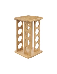 PORTASPEZIE BAMBOO 124572 CON 16 BARATTOLI su TreG Ingrosso