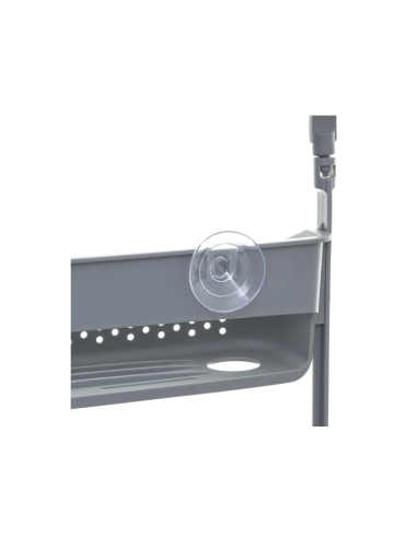 MENSOLA 160922B DOCCIA 2P FLESSIBILE GRIGIO su TreG Ingrosso