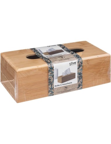 SCATOLA PORTASALVIETTE 161047 BAMBOO su TreG Ingrosso