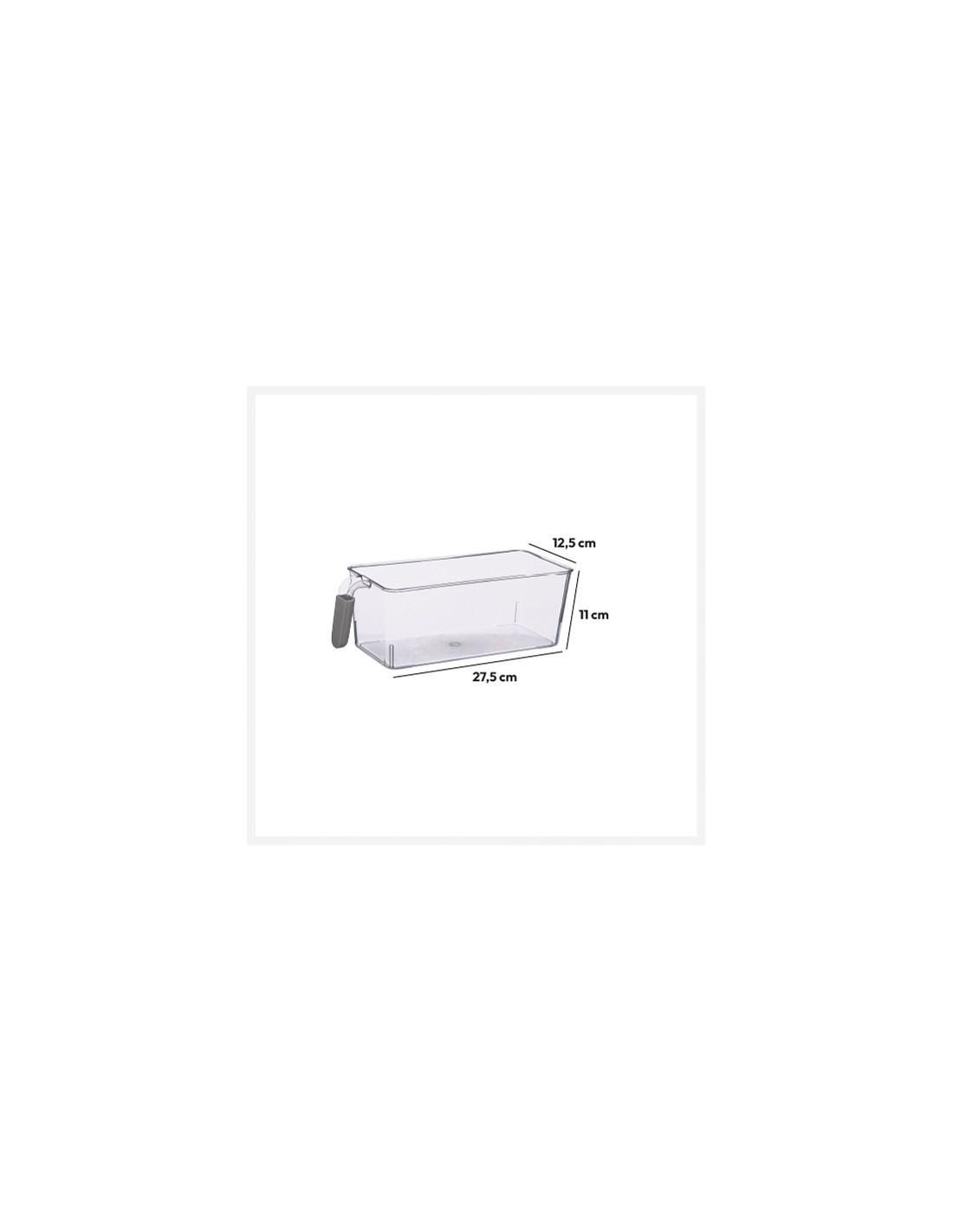 CONTENITORE FRIGO 167787 CON MANIGLIA 12X27CM su TreG Ingrosso