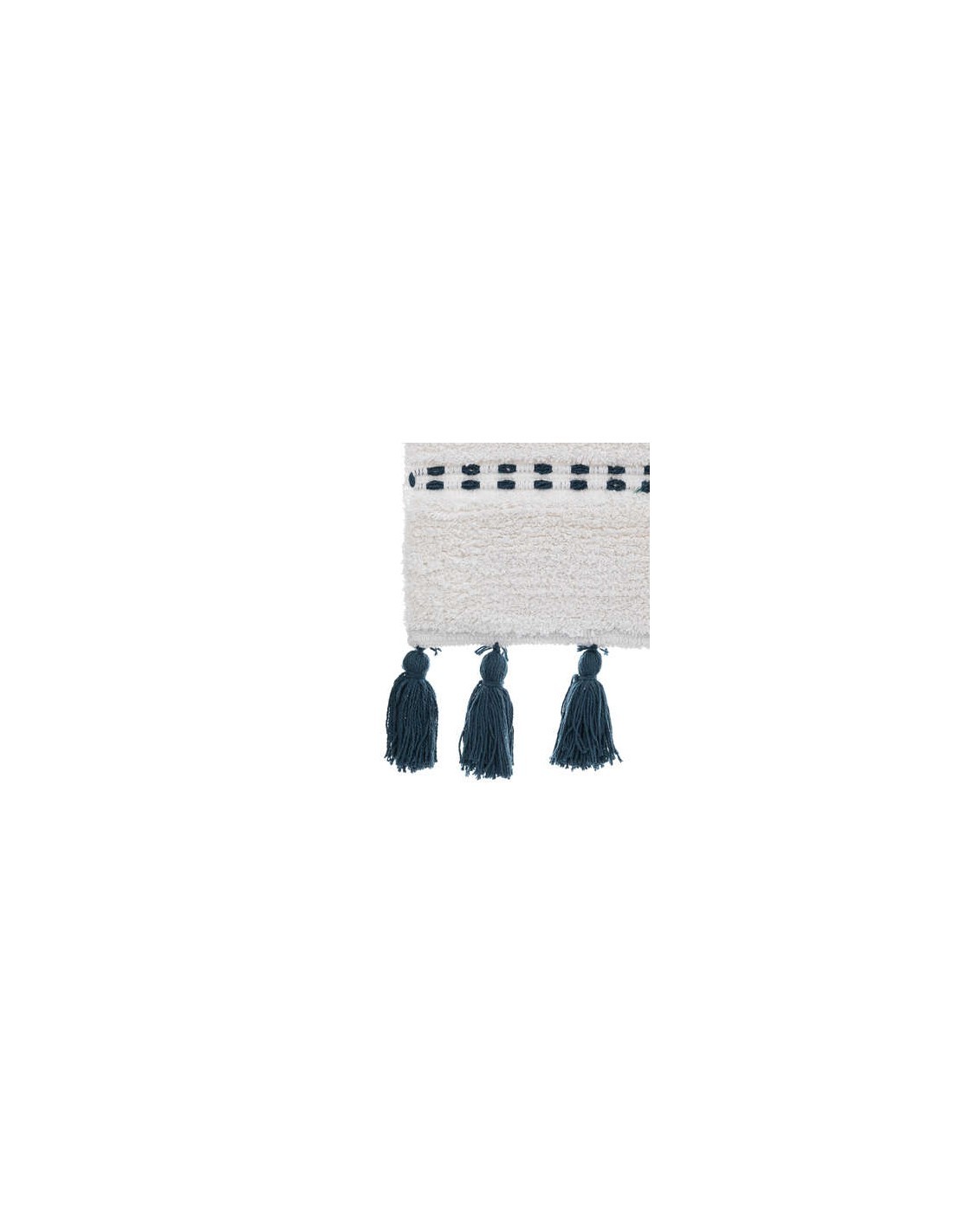 TAPPETO POMPOM PETROLIO 50X75CM 174631D su TreG Ingrosso