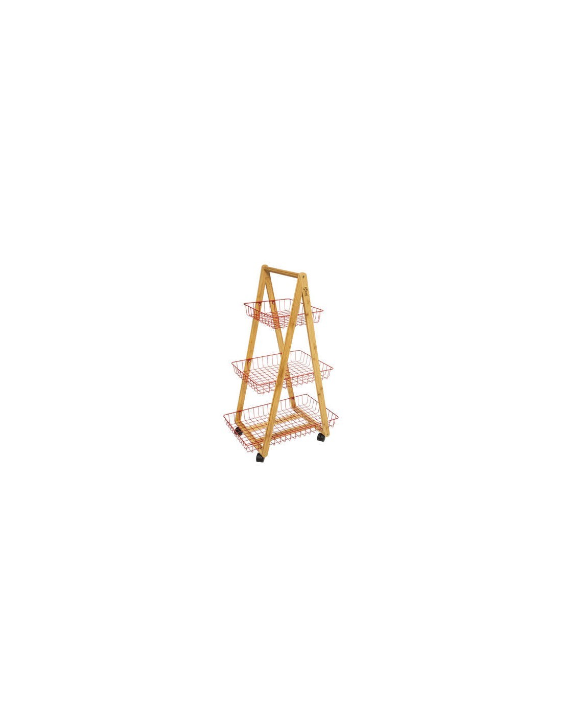 CARRELLO 174682E 3P BAMBOO/ROSA su TreG Ingrosso