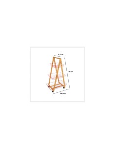 CARRELLO 174682E 3P BAMBOO/ROSA su TreG Ingrosso 2
