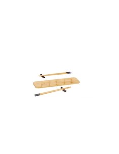 SERVIZIO SUSHI 66166 2 PERSONE CON VASSOIO BAMBOO su TreG Ingrosso