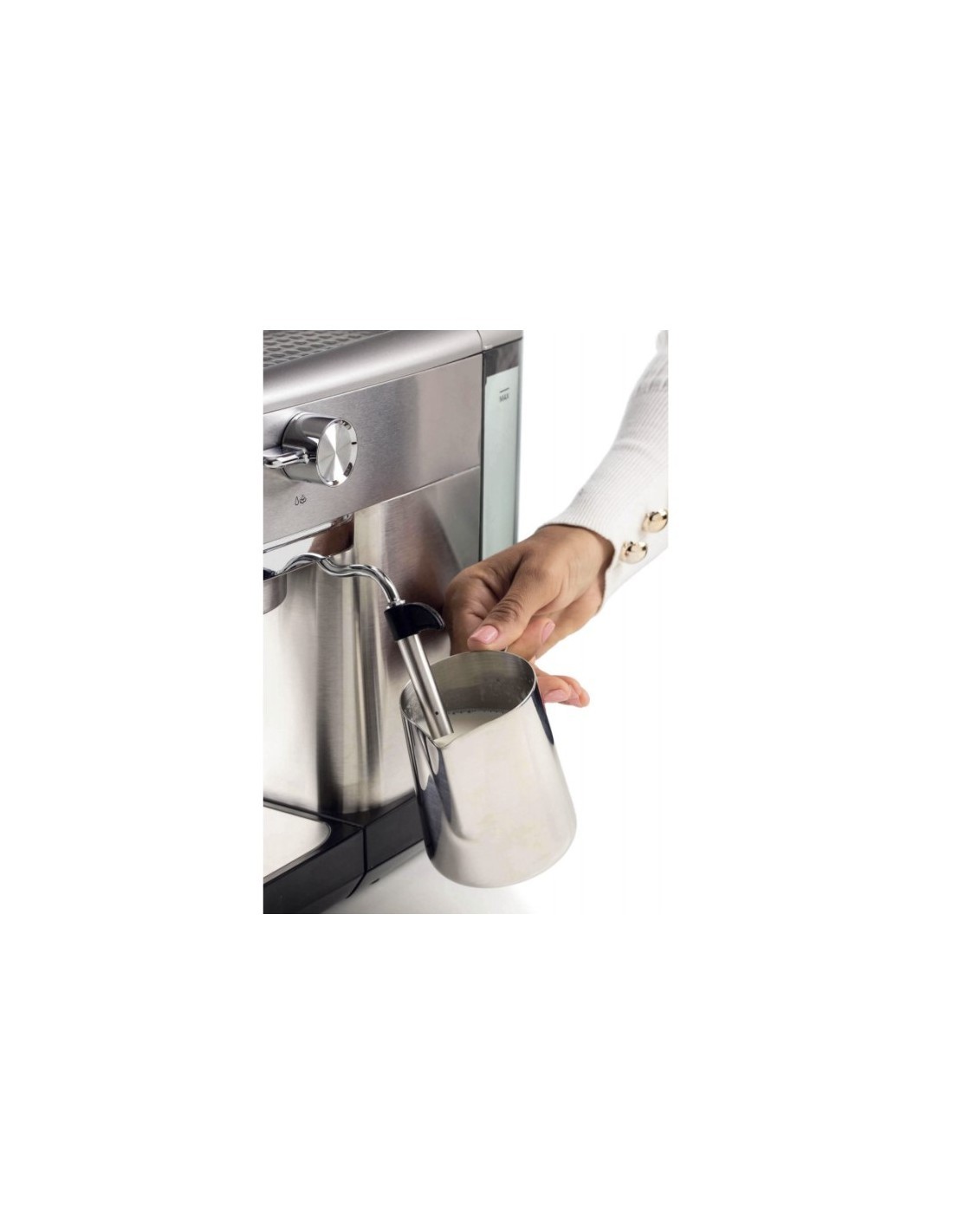 MACCHINA CAFFE 1380 ESPRESSO 1300W 1,1LT INOX su TreG Ingrosso