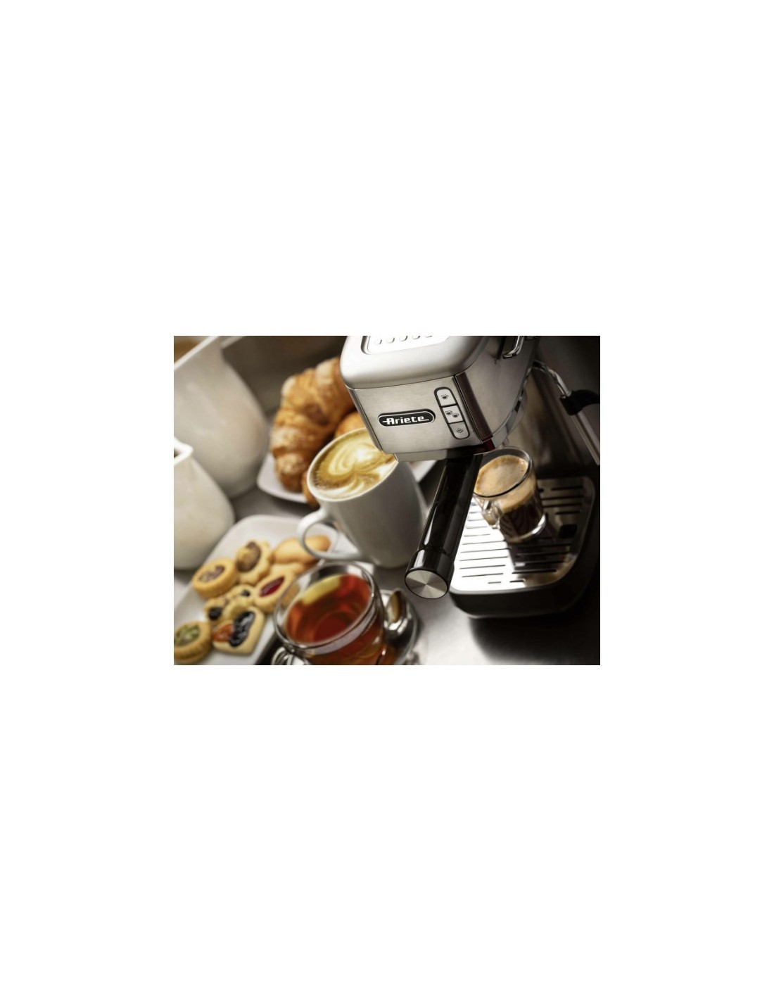 MACCHINA CAFFE 1380 ESPRESSO 1300W 1,1LT INOX su TreG Ingrosso