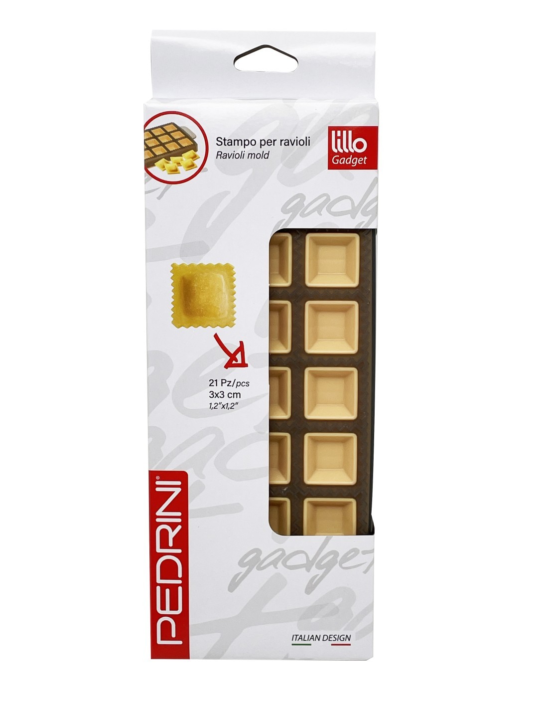 STAMPO RAVIOLI 04GD266 21 FORME 3X3CM su TreG Ingrosso