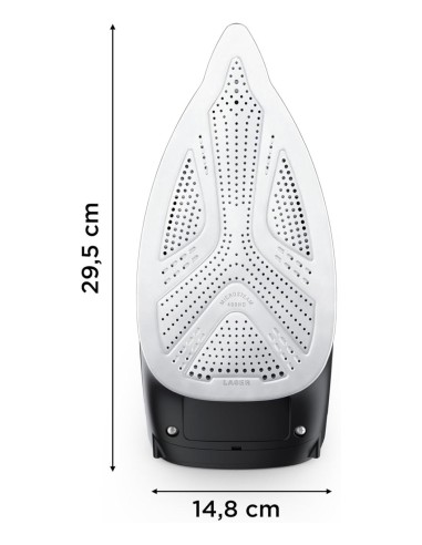 FERRO DW5310 VAPORE 2700W INOX     NERO/BLU MICROSTEAM ROWENTA su T...