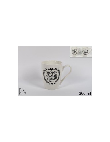 TAZZA MUG 51341 360ML HOME ASSORTITO su TreG Ingrosso