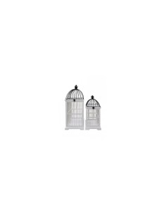 LANTERNA 72138 1 MIS PORTACANDELA BAMBOO/METALLO 20X20X49CM su TreG...
