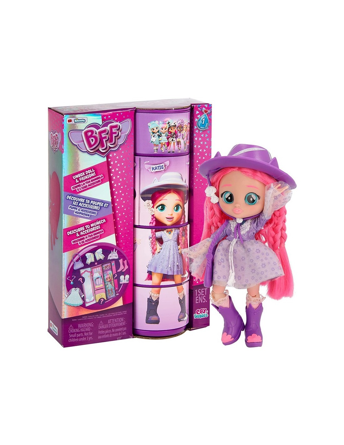 BFF 904347 BAMBOLA KATIE CON ACCESSORI su TreG Ingrosso