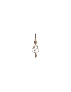 CACHEPOT 145106 18CM VETRO CON CORDA 16CM su TreG Ingrosso