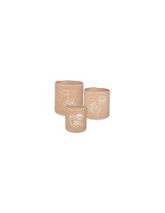 CESTINO 185631 2 MIS JUTA/COTONE 30X31,5CM su TreG Ingrosso