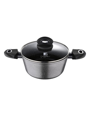 CASSERUOLA ALLUMINIO 22CM C/COPERCHIO INDUZIONE su TreG Ingrosso