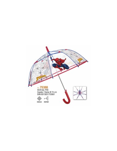 75388 OMBRELLO AUTOMATICO 45CM SPIDERMAN su TreG Ingrosso