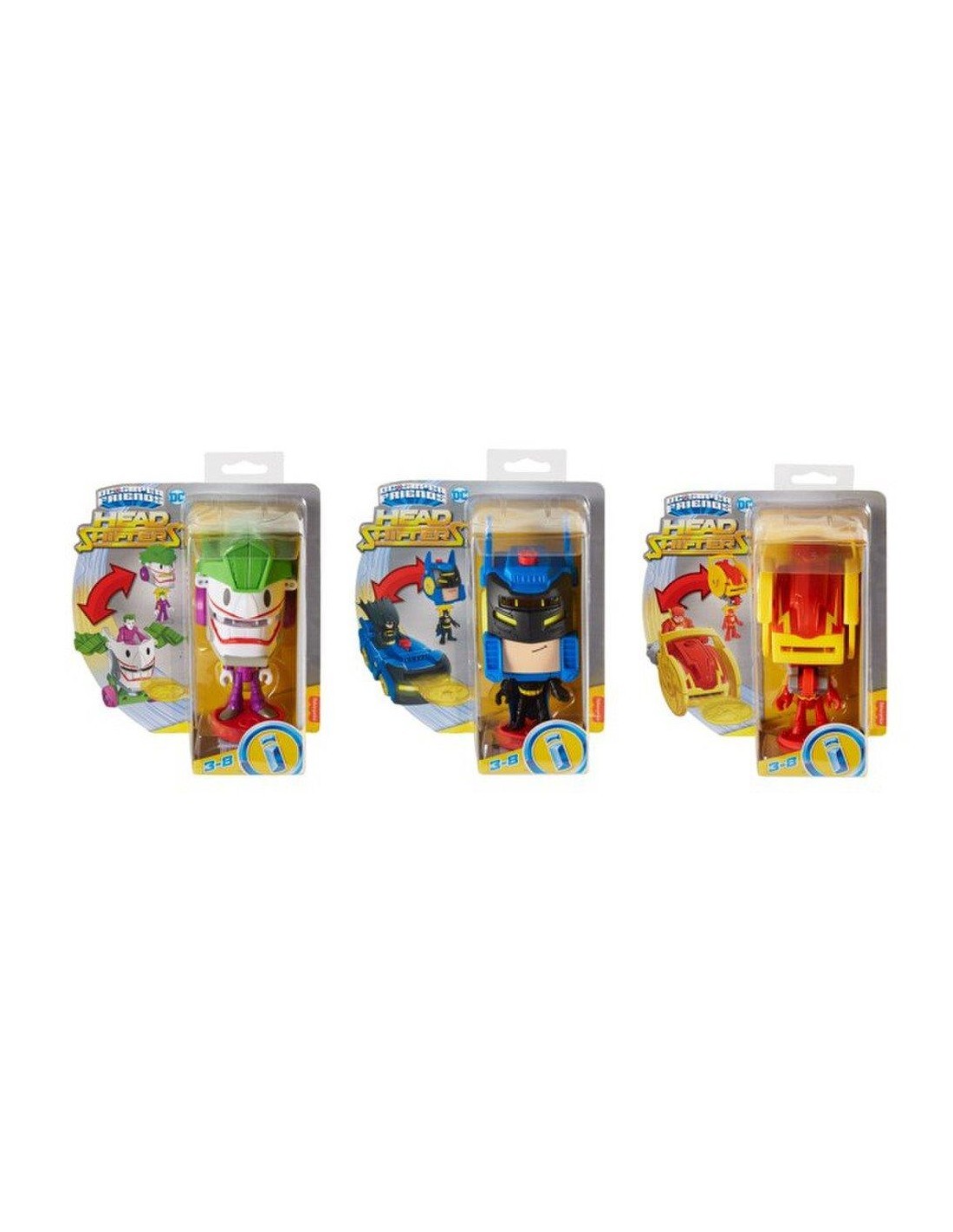 IMAGINEXT HGX78 DC PERSONAGGI HEAD SHIFTERS ASSORTITI su TreG Ingrosso