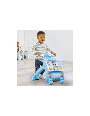 Little Tikes Learn & Play Girello, Effetti Sonori, Pannello Attività Staccabile, Tema Guida, Batterie Incluse, Età: 9-36 Mesi