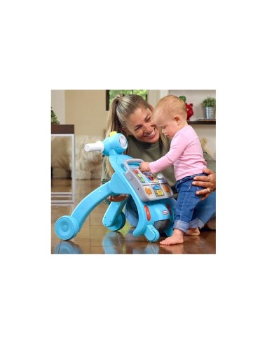 Little Tikes Learn & Play Girello, Effetti Sonori, Pannello Attività Staccabile, Tema Guida, Batterie Incluse, Età: 9-36 Mesi