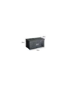 PORTAOGGETTI 138894C 30X30X15CM GRIGIO su TreG Ingrosso