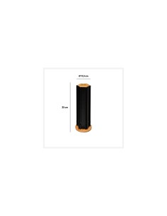 PORTACAPSULE 179671 BAMBOO/METALLO 35CM NERO su TreG Ingrosso