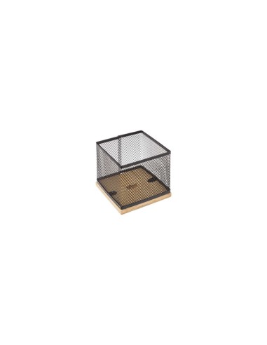 PORTAPENNE 181244 METALLO/BAMBOO 10X10X10CM su TreG Ingrosso