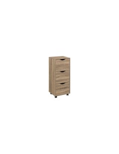 CASSETTIERA 181284 3 CASSETTI MDF 33X29X80CM NATURALE su TreG Ingrosso