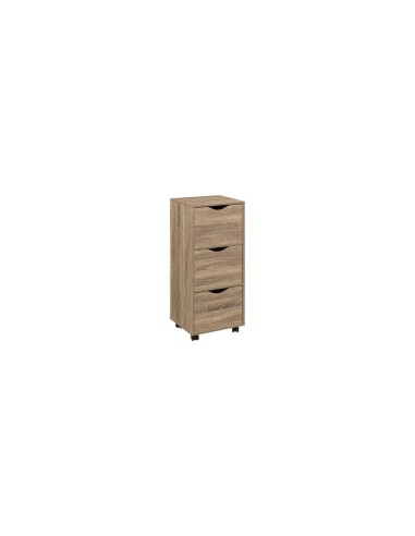 CASSETTIERA 181284 3 CASSETTI MDF 33X29X80CM NATURALE su TreG Ingrosso