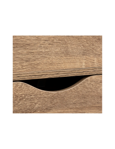 CASSETTIERA 181284 3 CASSETTI MDF 33X29X80CM NATURALE su TreG Ingrosso