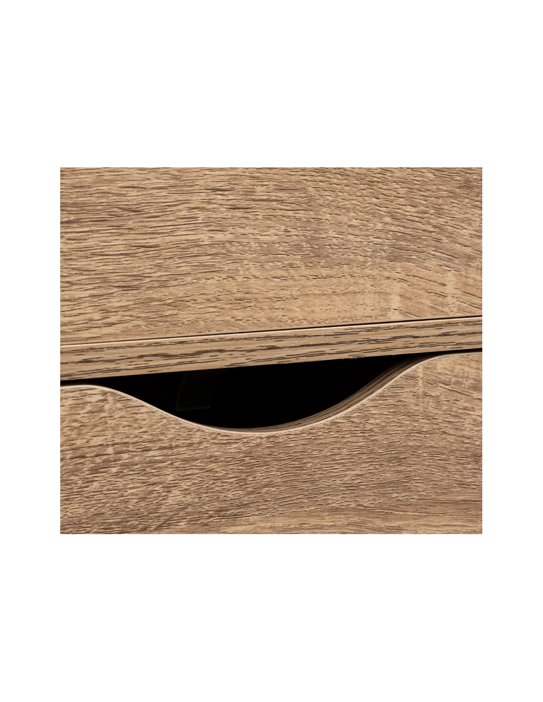 CASSETTIERA 181284 3 CASSETTI MDF 33X29X80CM NATURALE su TreG Ingrosso