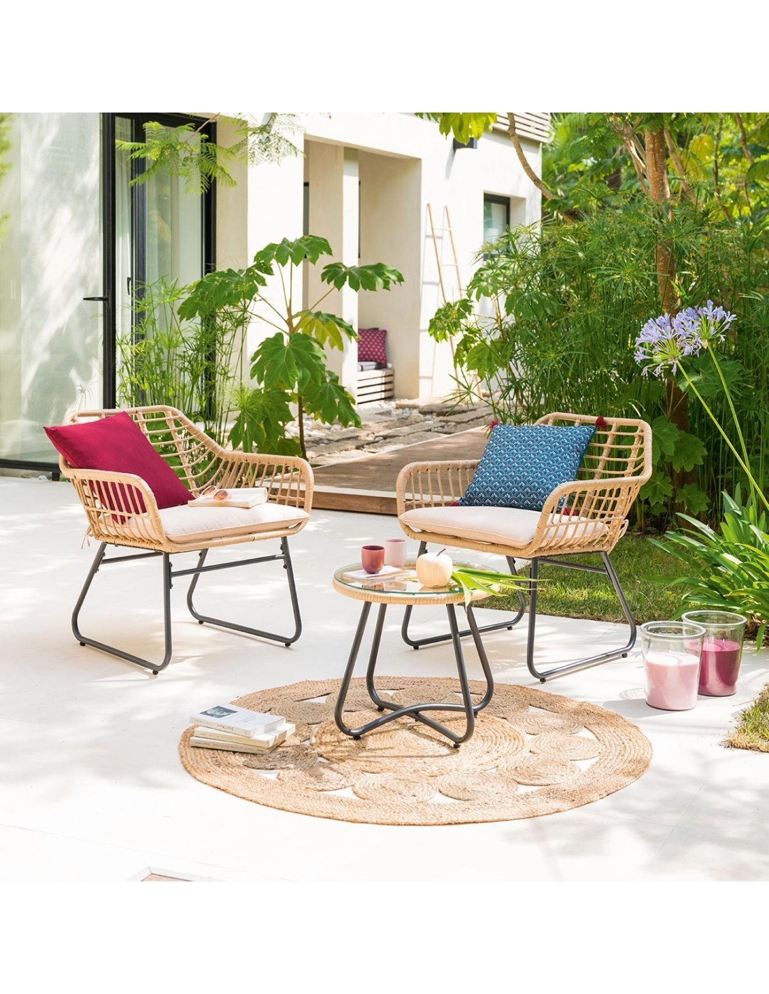 SALOTTO 165577 LAMBADA 2 POSTI BEIGE su TreG Ingrosso