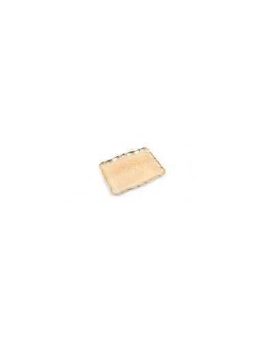 VASSOIO BELLE EPOQUE FOGLIA ORO 30X23CM su TreG Ingrosso