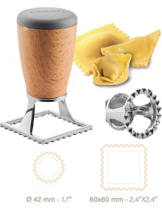 TAGLIAPASTA 04GD251 FORMA RAVIOLO 2 IN 1 su TreG Ingrosso