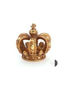 CORONA ORO D7,5X7,5CM RESINA