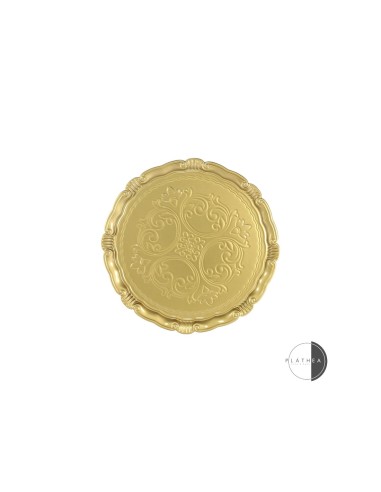 SOTTOPIATTO ORO D33CM PVC su TreG Ingrosso