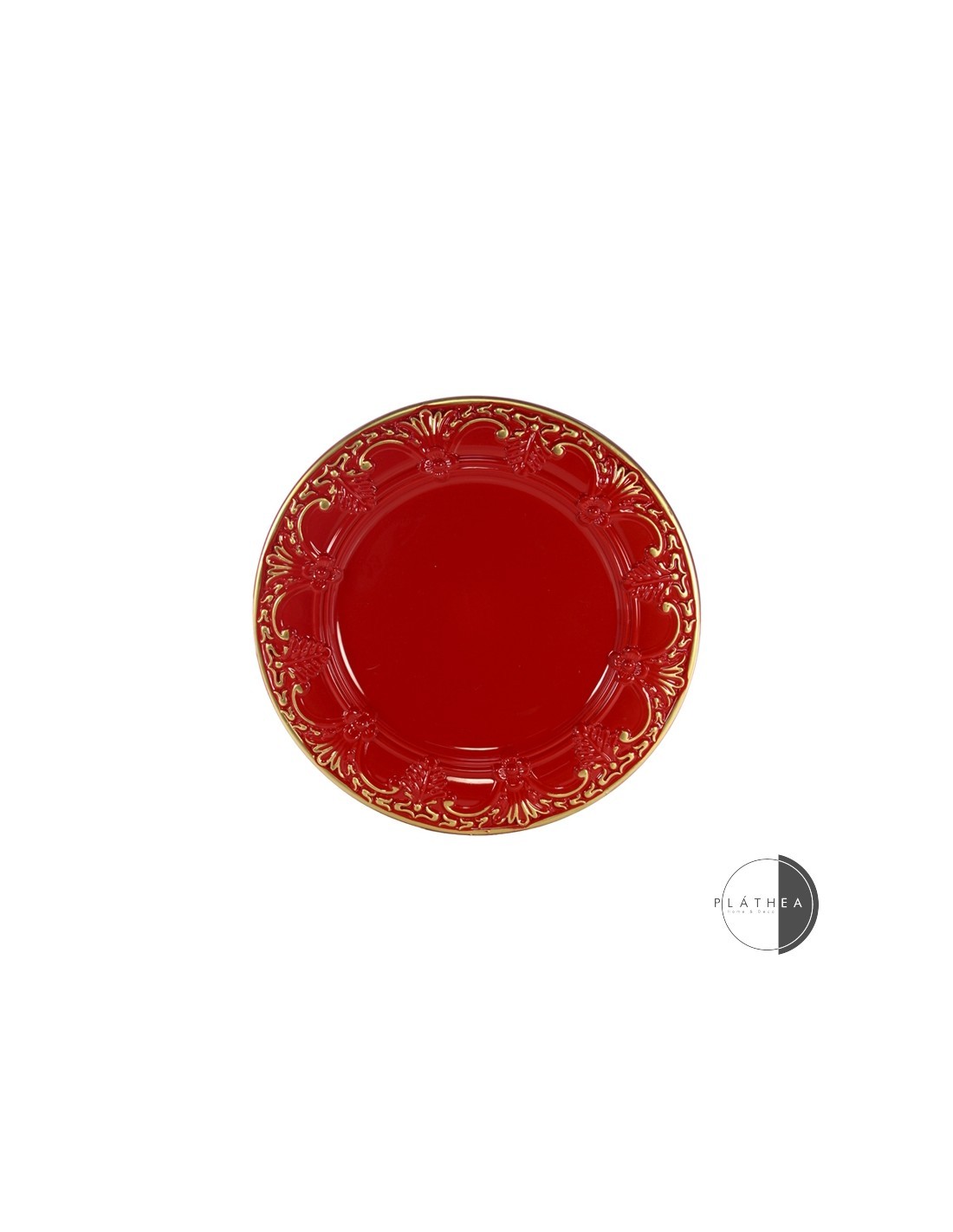 SOTTOPIATTO ROSSO D33CM PVC su TreG Ingrosso